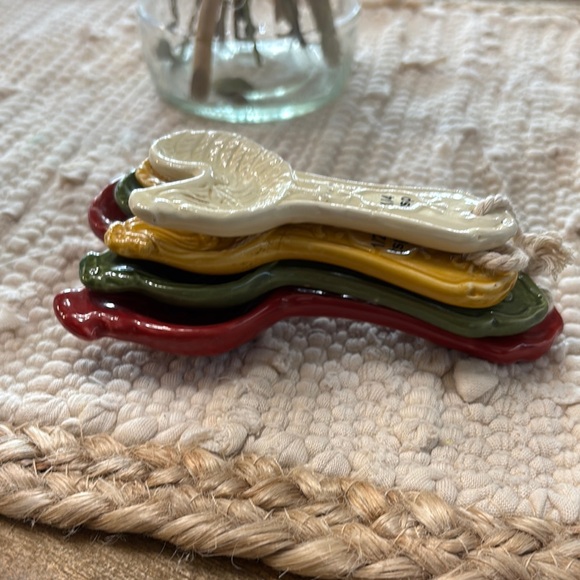 Colorful Ceramic Spoon Rests Set - Picture 6 of 7